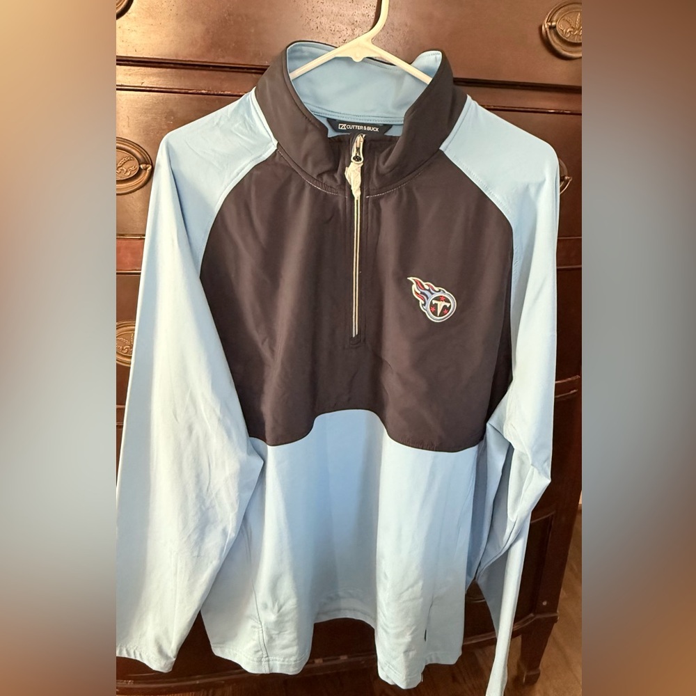 Titans Cutter & Buck Sky Blue Outerwear